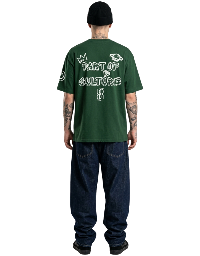 PART OF CULTURE "DARK" EDITION OVERSIZED T-SHIRT