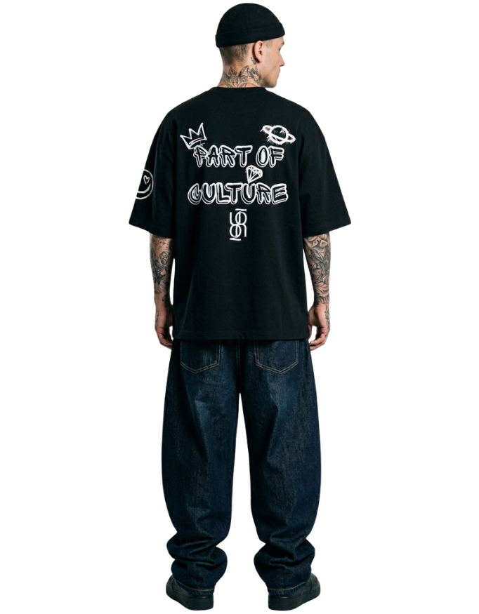 PART OF CULTURE "DARK" EDITION OVERSIZED T-SHIRT
