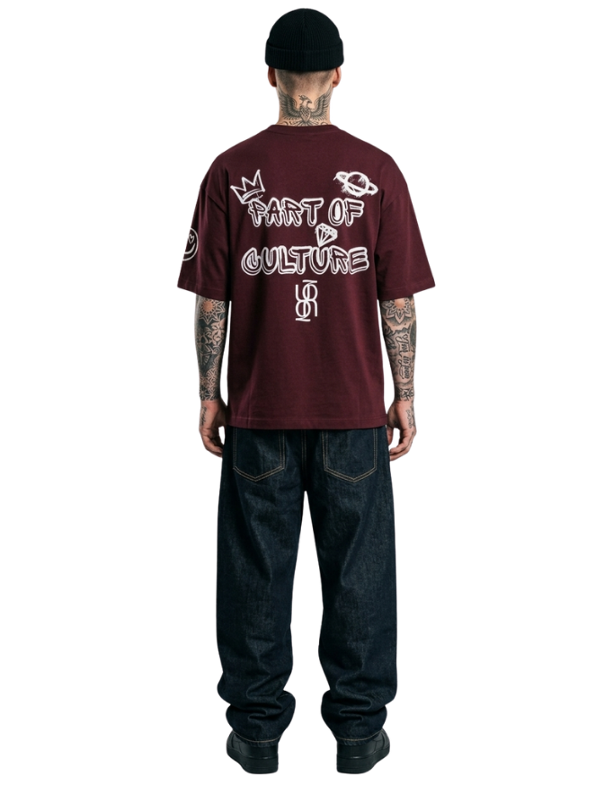 PART OF CULTURE "DARK" EDITION OVERSIZED T-SHIRT
