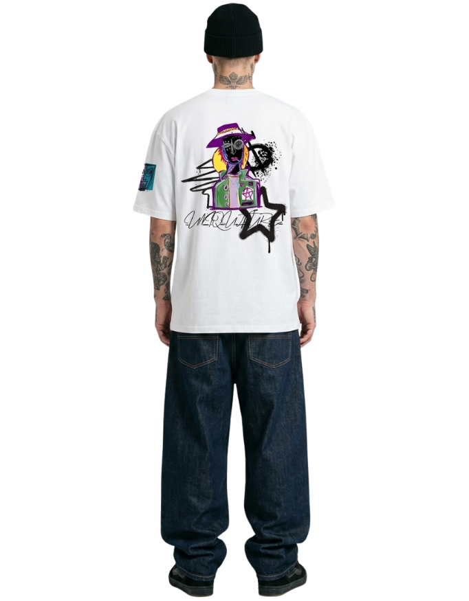 ABSTRACT ART OVERSIZED T-SHIRT