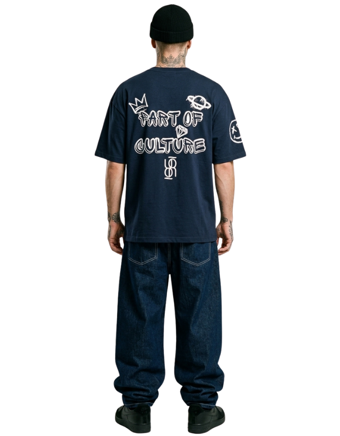 PART OF CULTURE "DARK" EDITION OVERSIZED T-SHIRT