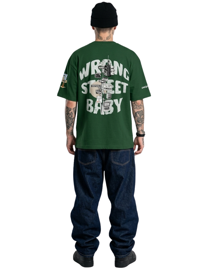 CURSED CROSS WORDS OVERSIZED T-SHIRT