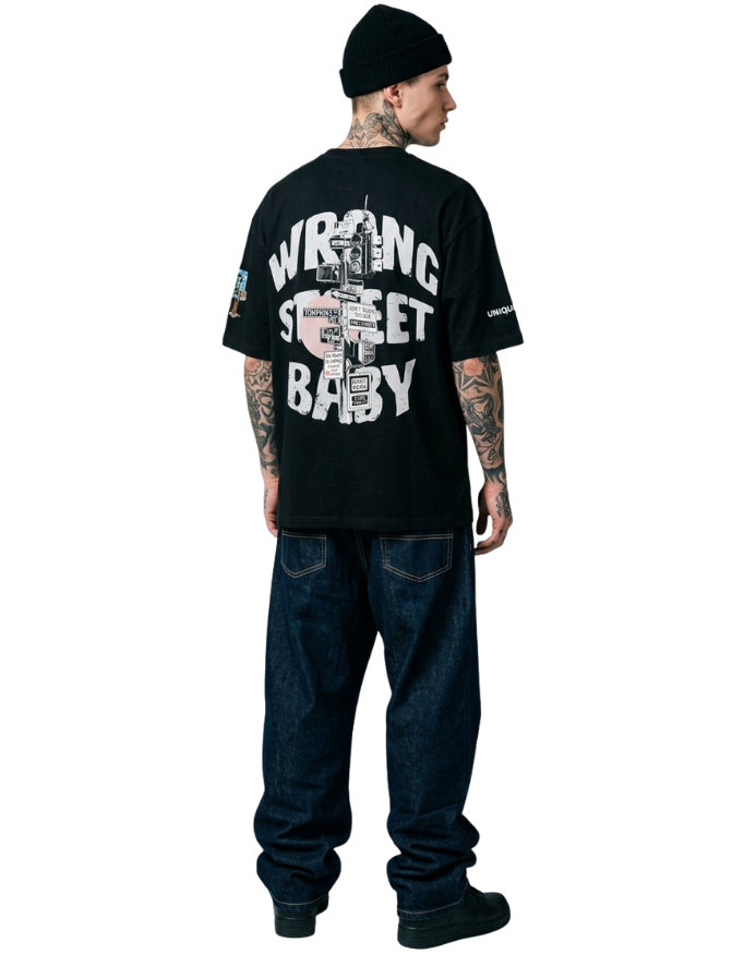CURSED CROSS WORDS OVERSIZED T-SHIRT